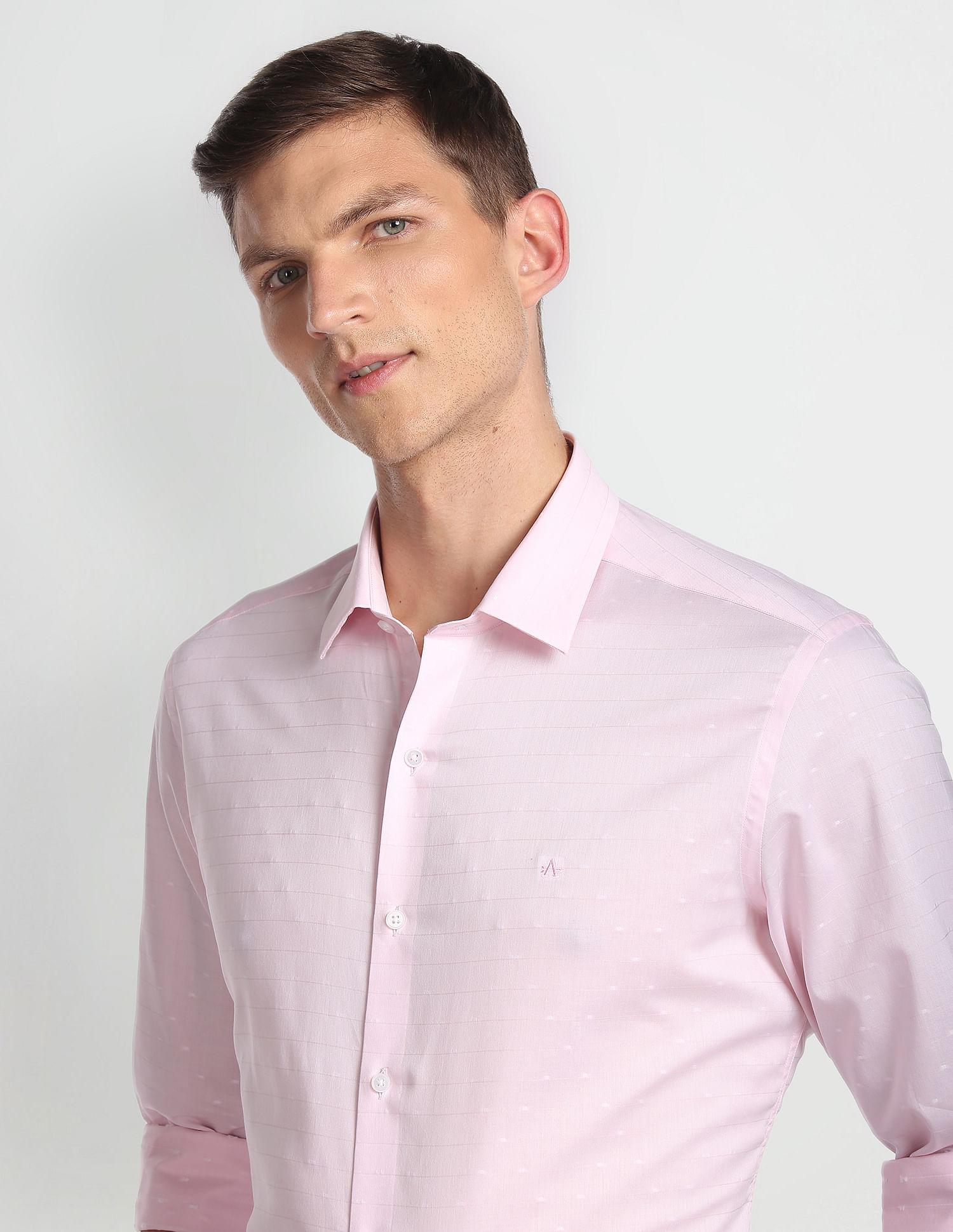 self design cotton formal shirt