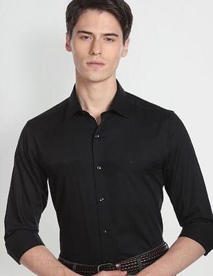 self design dobby formal shirt