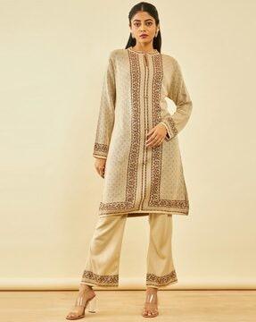 self-design kurta set