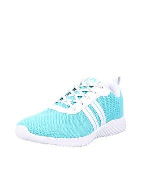 self-design panelled sports shoes