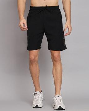 self-design regular fit shorts