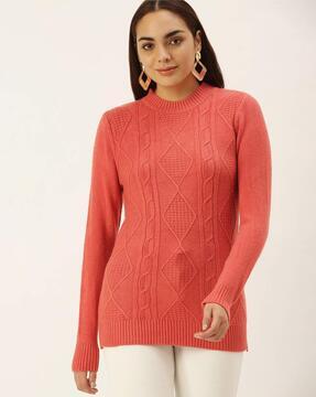 self-design round-neck sweatshirt