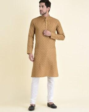 self-design short kurta