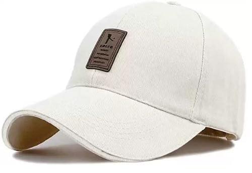 selloria brand a cap unisex cap quick drying sun hat for activites sports baseball hat colour white for men(pack of 1)