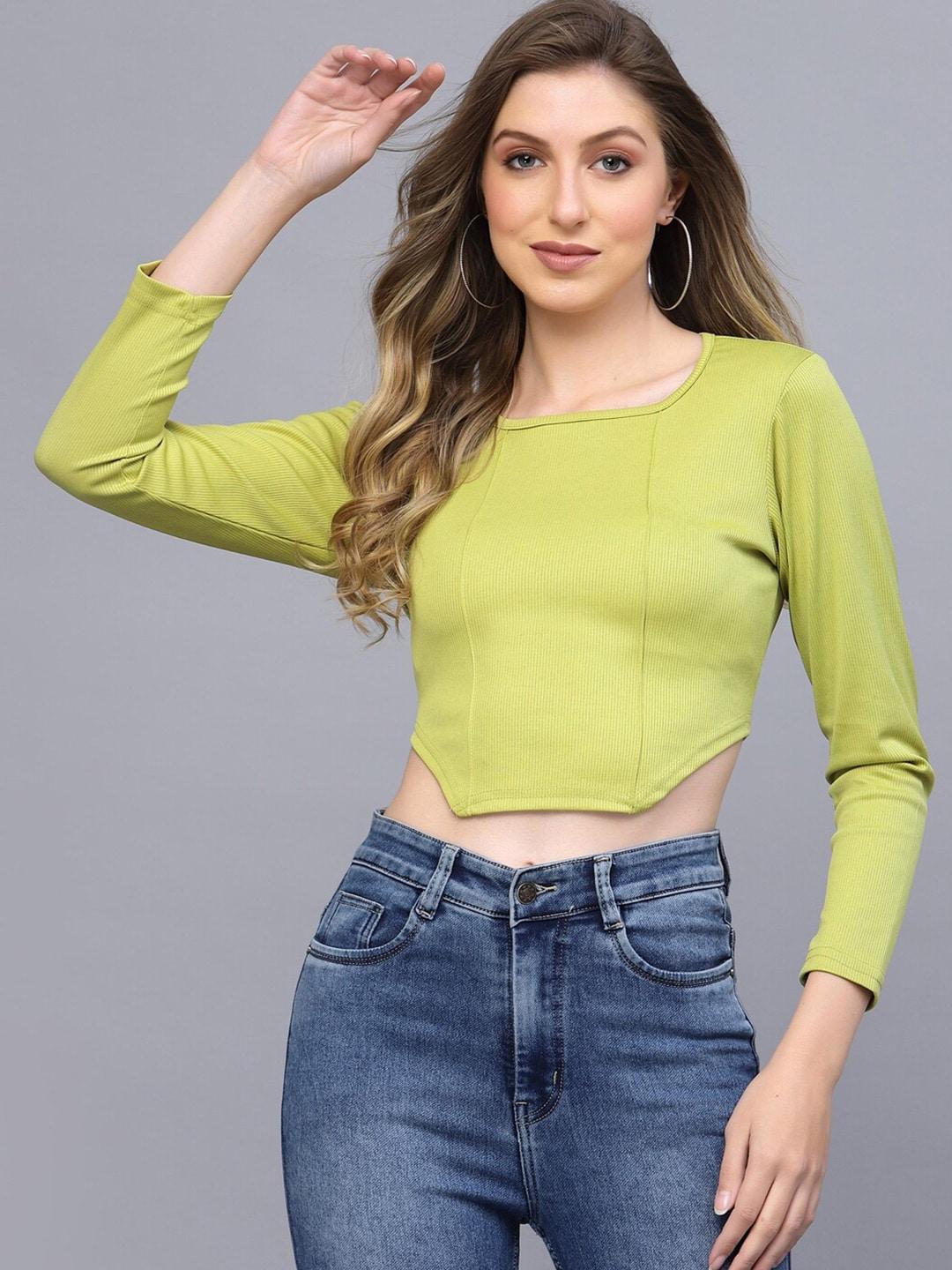 selvia fitted crop top