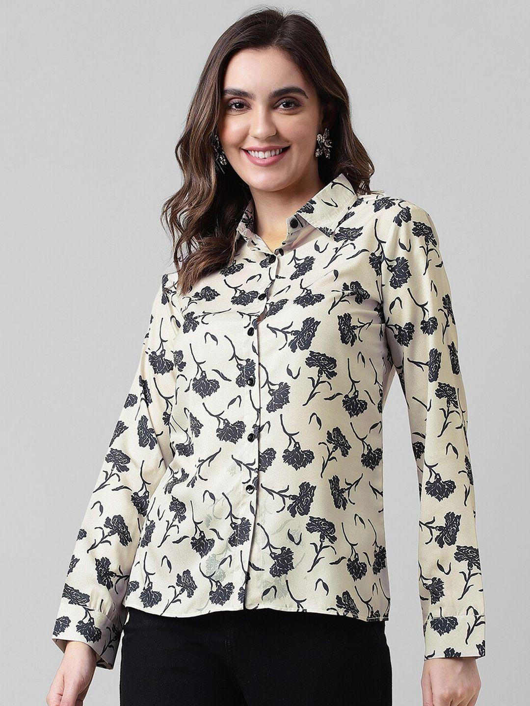 selvia floral printed casual shirt