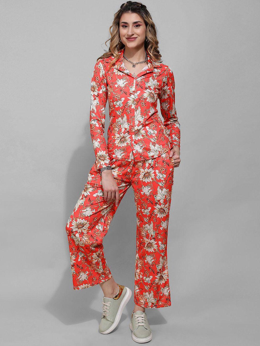 selvia floral printed co-ords