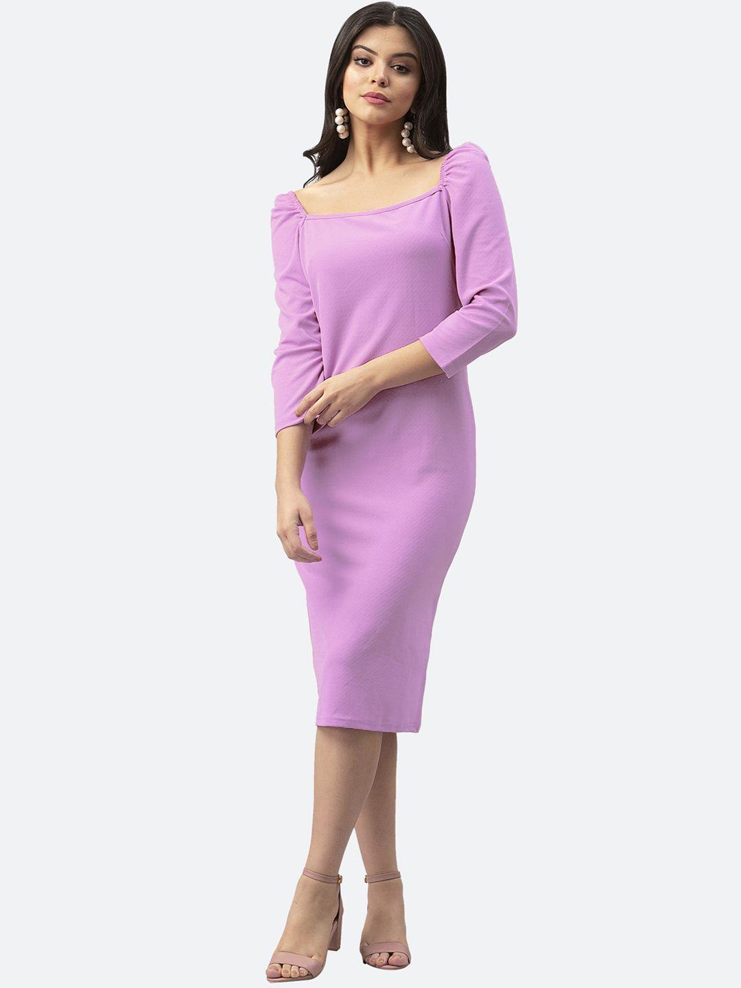 selvia lavender bodycon dress