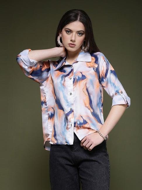 selvia multicolor tie - dye shirt