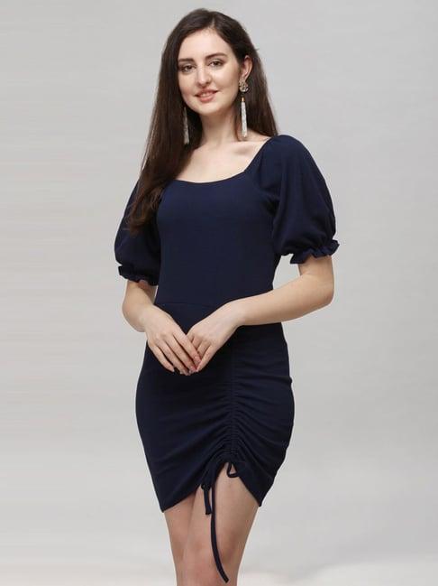 selvia navy bodycon dress