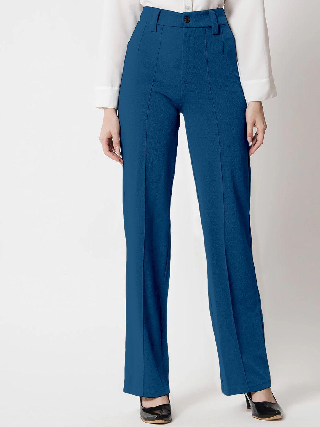 selvia women easy wash formal trousers