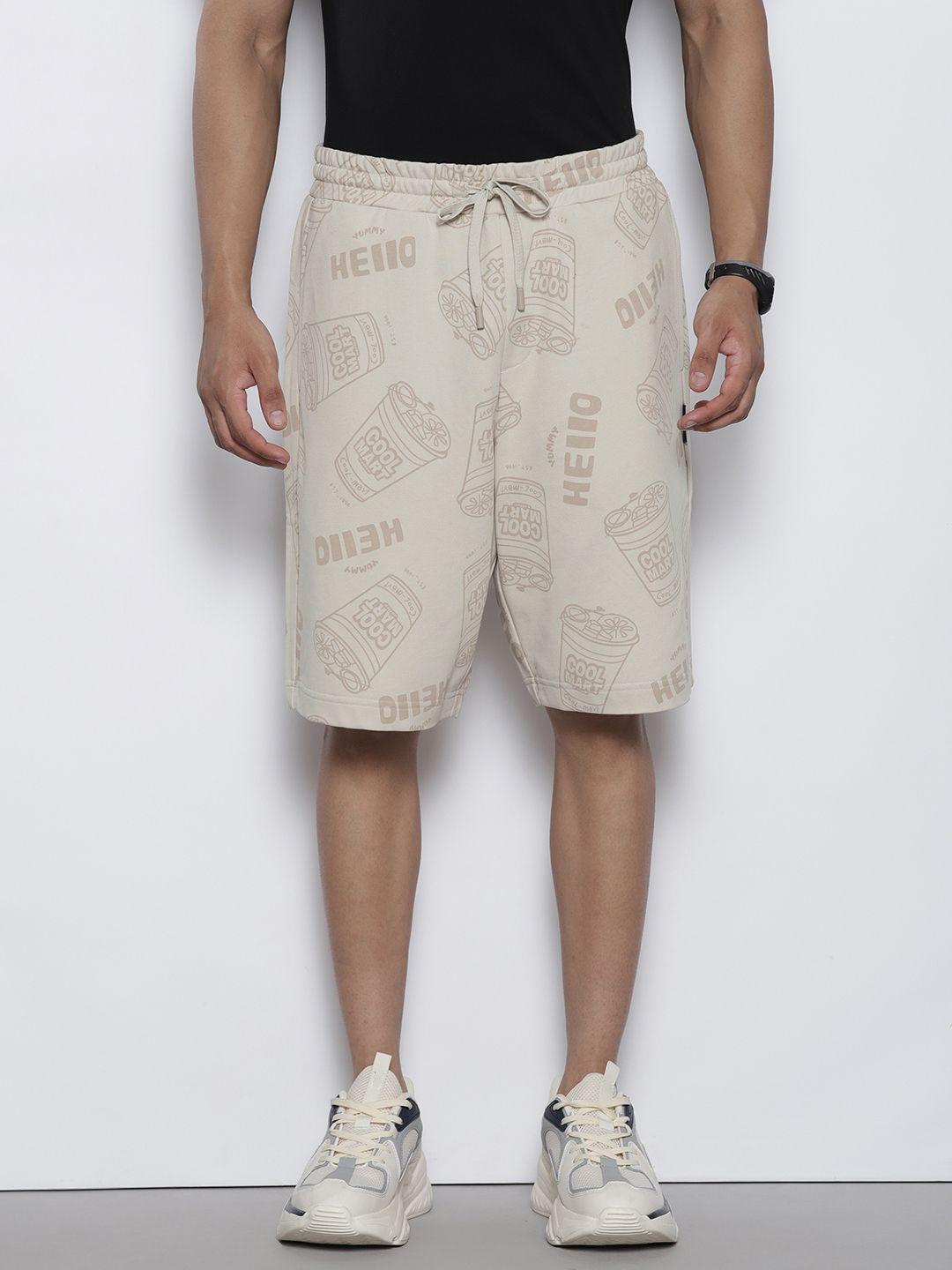 semir men  typography printed shorts