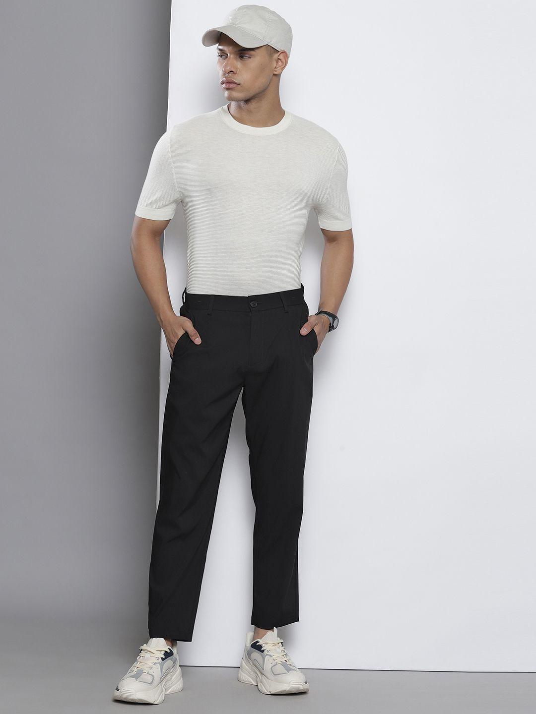 semir men solid trousers