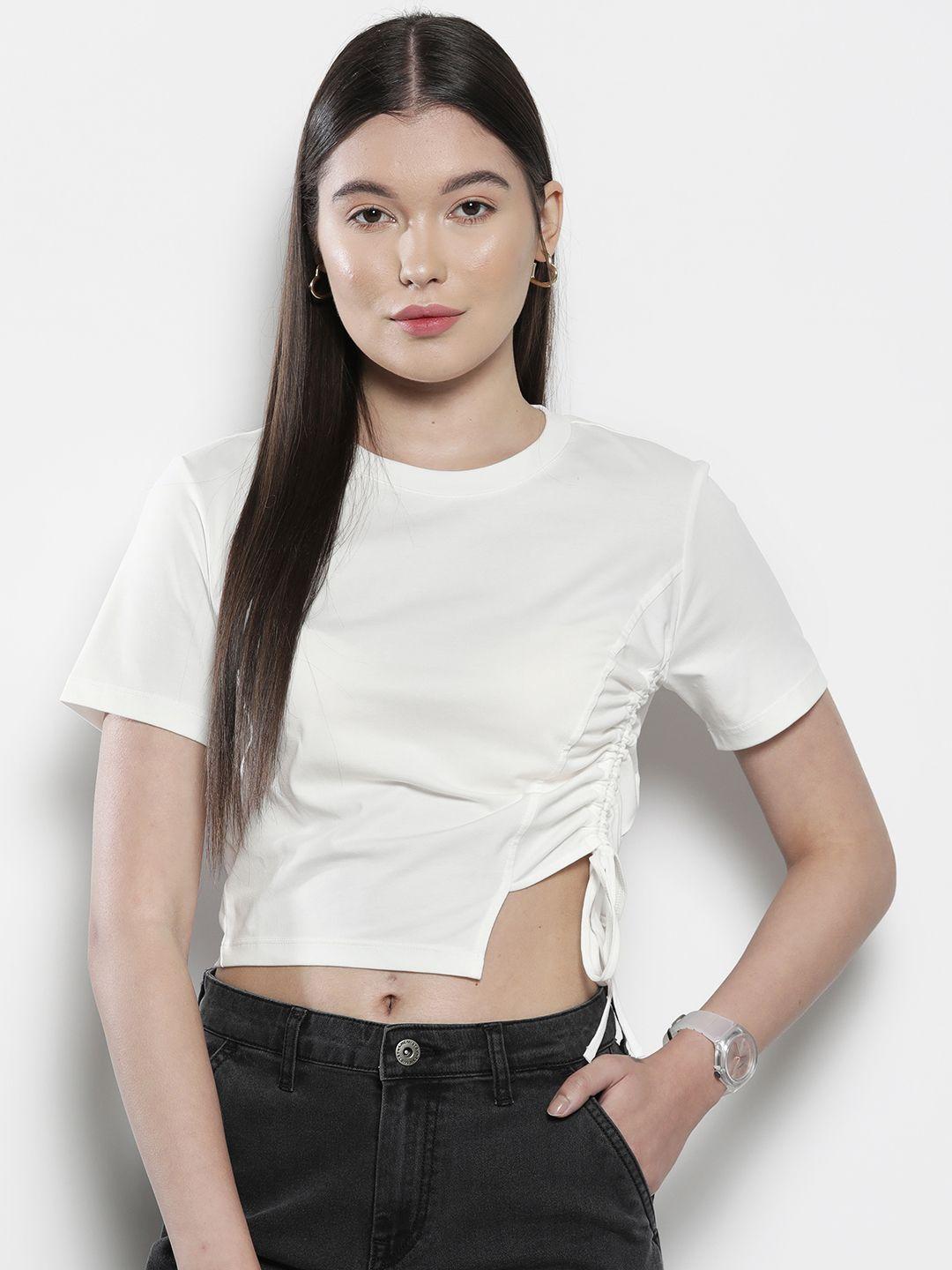 semir ruched crop top