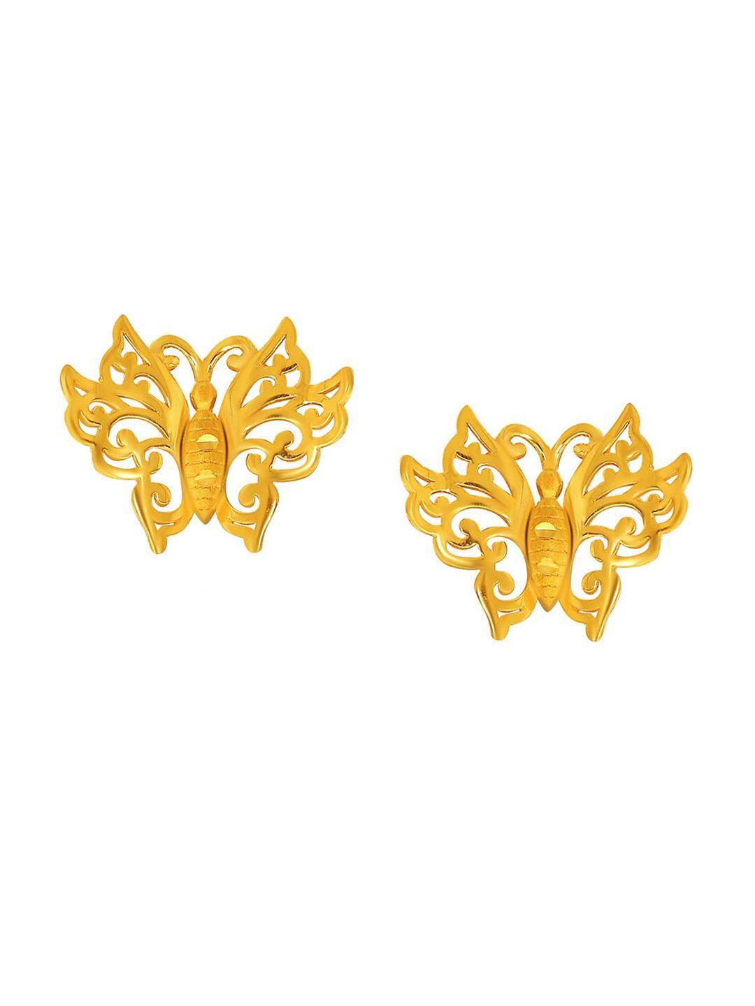senco 22kt gold freedom to fly earrings gold-1.9gm