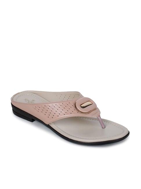 senorita by liberty women's pink t-strap sandals