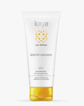 sensitive sunscreen spf 15