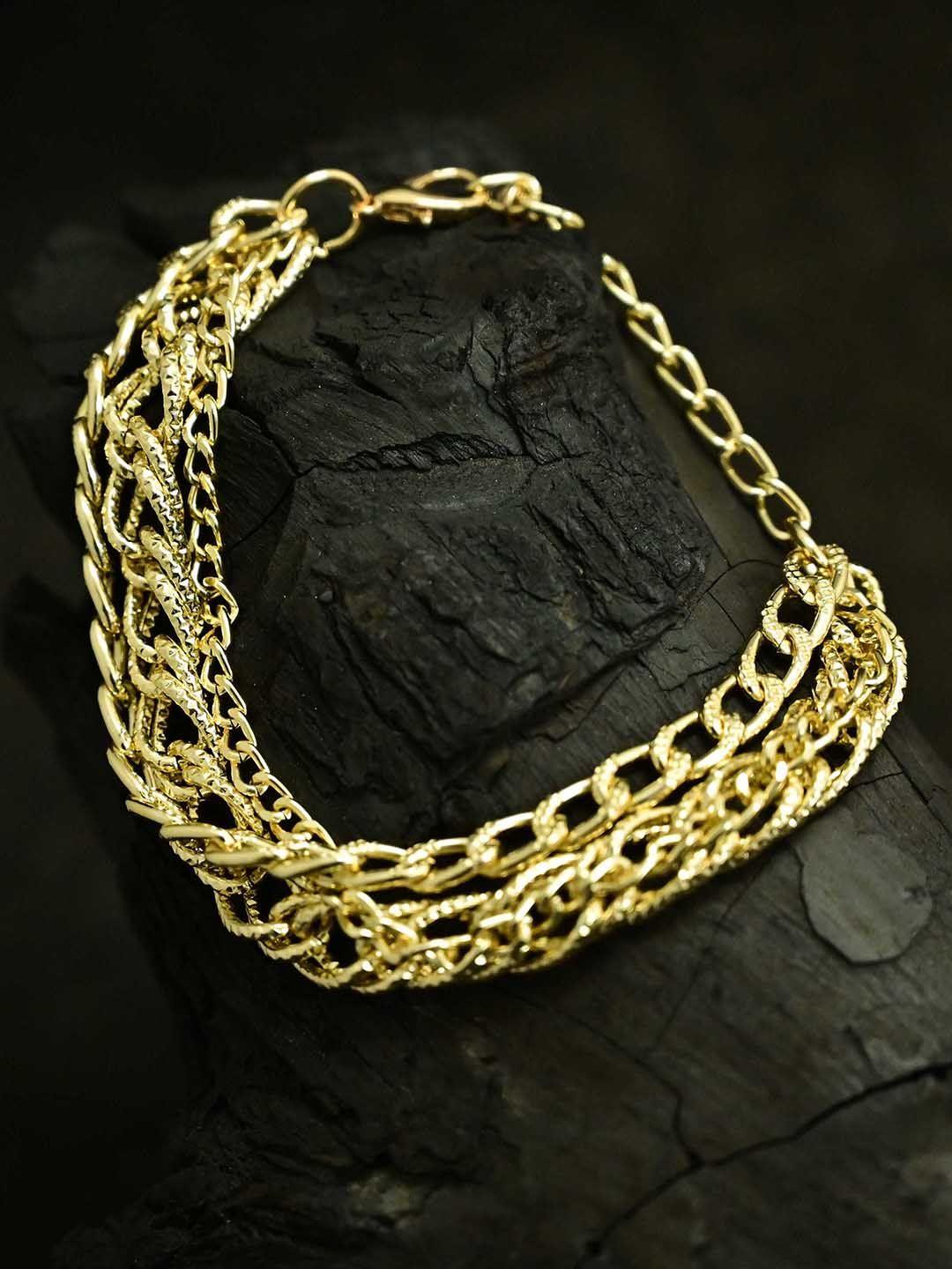 sepia women gold-plated chain bracelet