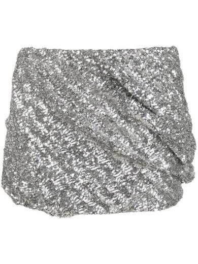 sequin mini skirt