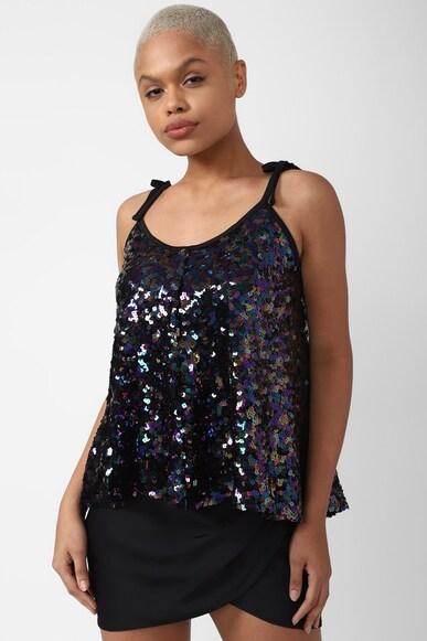 sequin regular fit camisole tops