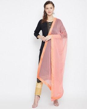 sequined chiffon dupatta