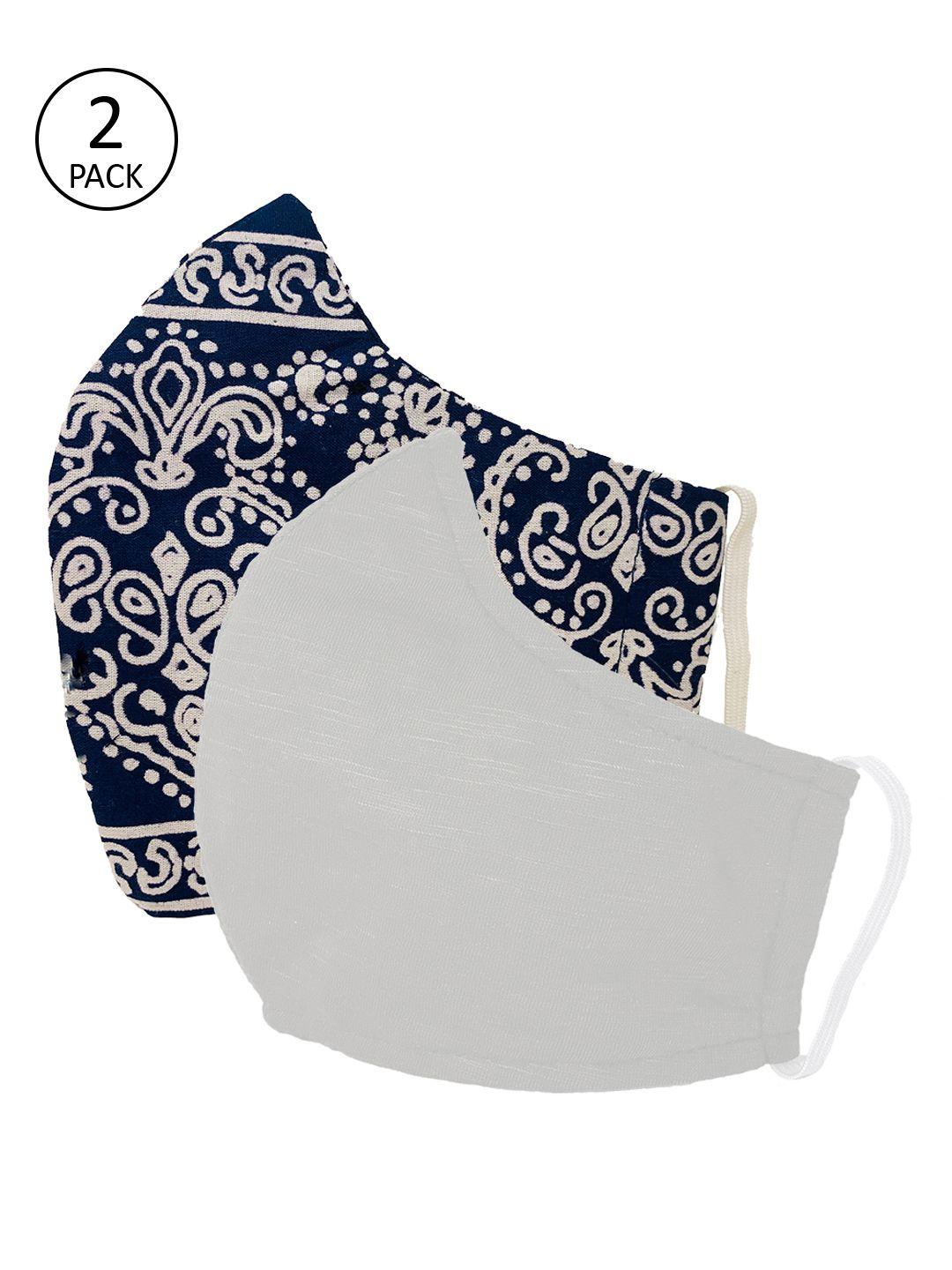 sera unisex 2 pcs 3-ply reusable outdoor fabric masks