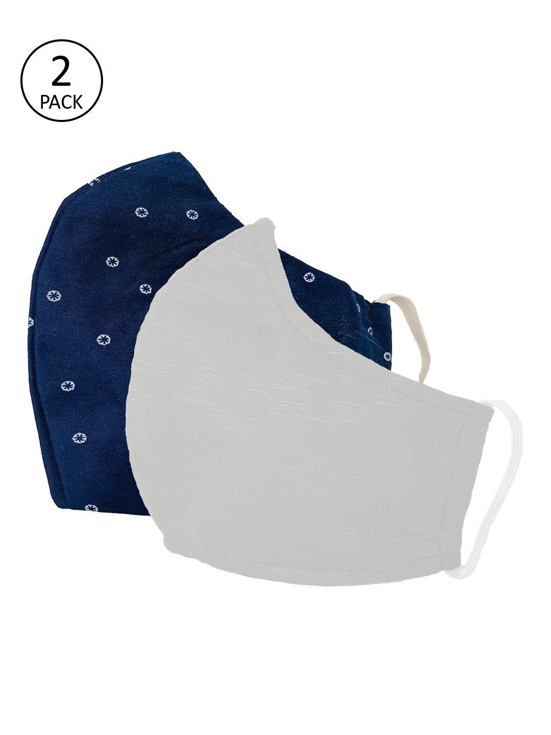 sera unisex 2 pcs 3-ply reusable ultra shield outdoor fabric masks