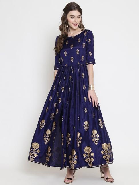 sera blue printed kurta