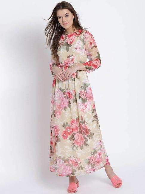 sera multicolor floral print dress