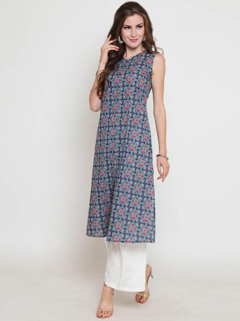 sera multicolor printed kurta with palazzos