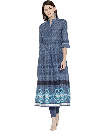 sera women's cotton anarkali kurta (la5022_blue_medium)