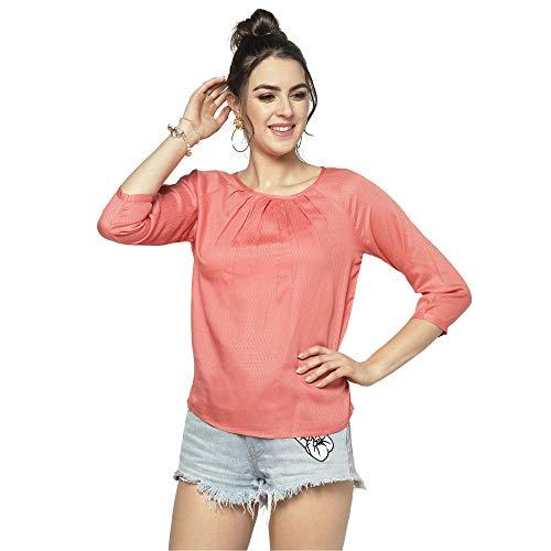 sera women's solid 0 shirt (la2275-coraldrl_coral small)