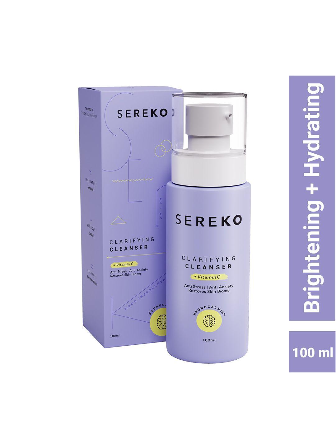sereko clarifying face cleanser with vitamin c - 100 ml