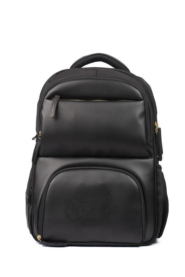 sero pu zipper closure unisex backpack