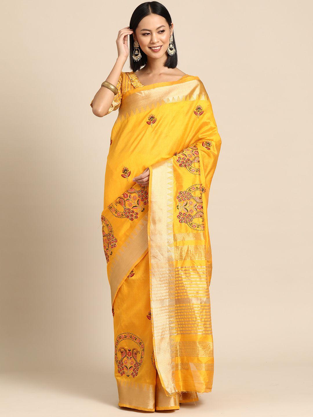 serona fabrics ethnic motifs zari banarasi saree