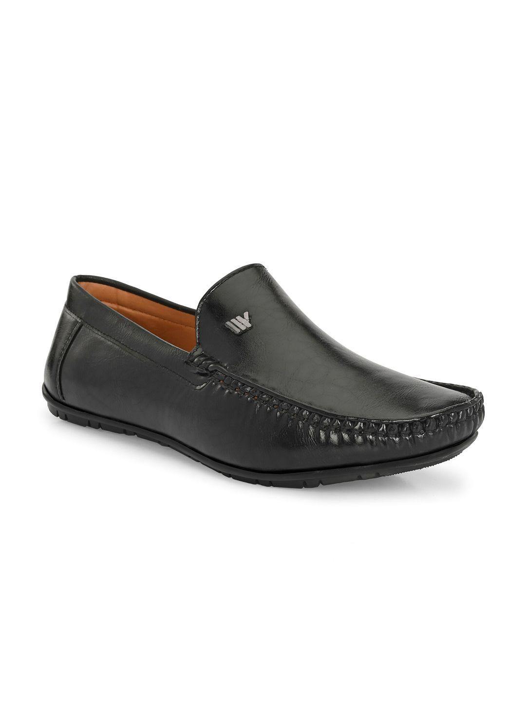 server men pointed toe comfort insole slip-on loafers