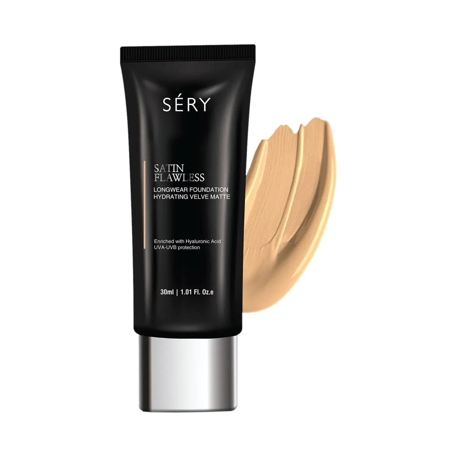 sery satin flawless longwear foundation - light (30ml)