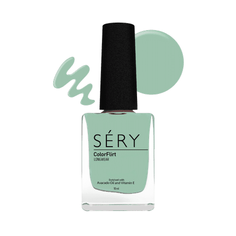 sery colorflirt nail paint seafoam, (10 ml)