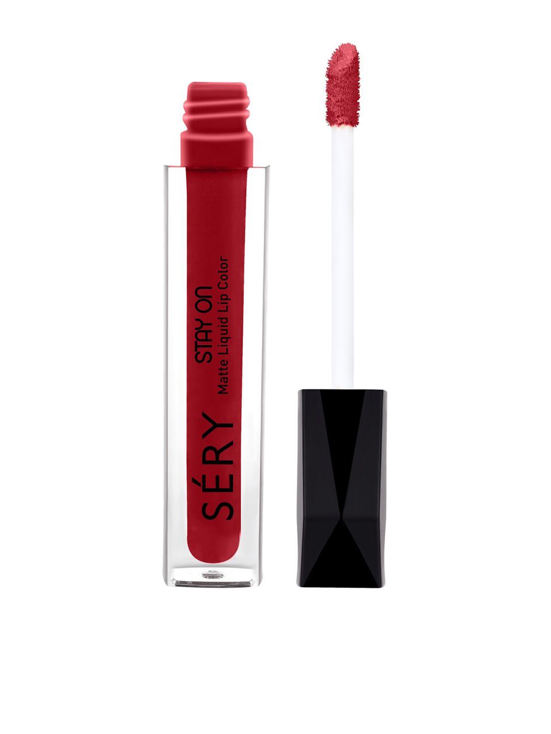 sery stay on matte liquid long-lasting lip color 5 ml - spicy rust 17