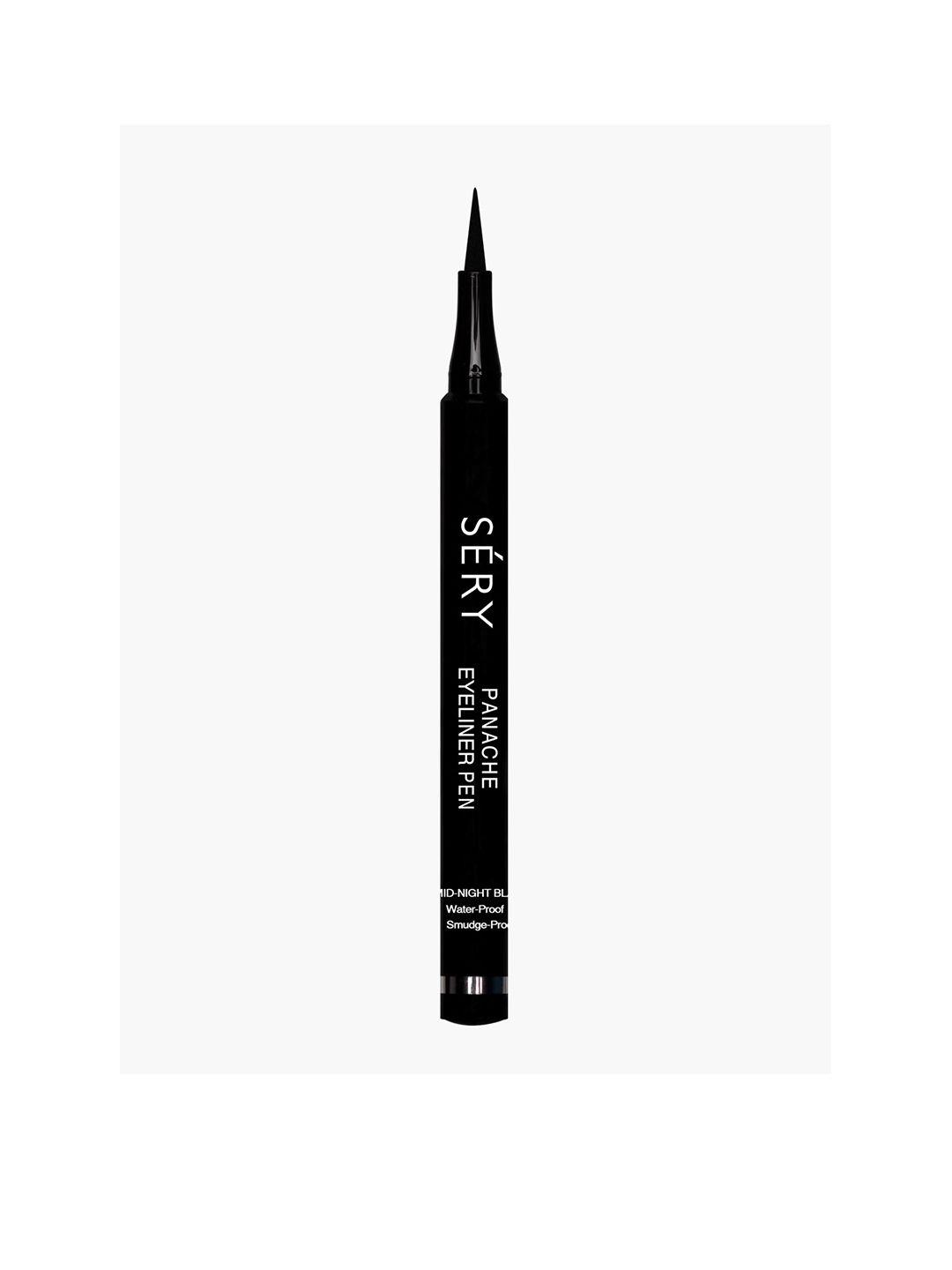 sery water proof & smudge proof panache eye liner pen - mid-night black