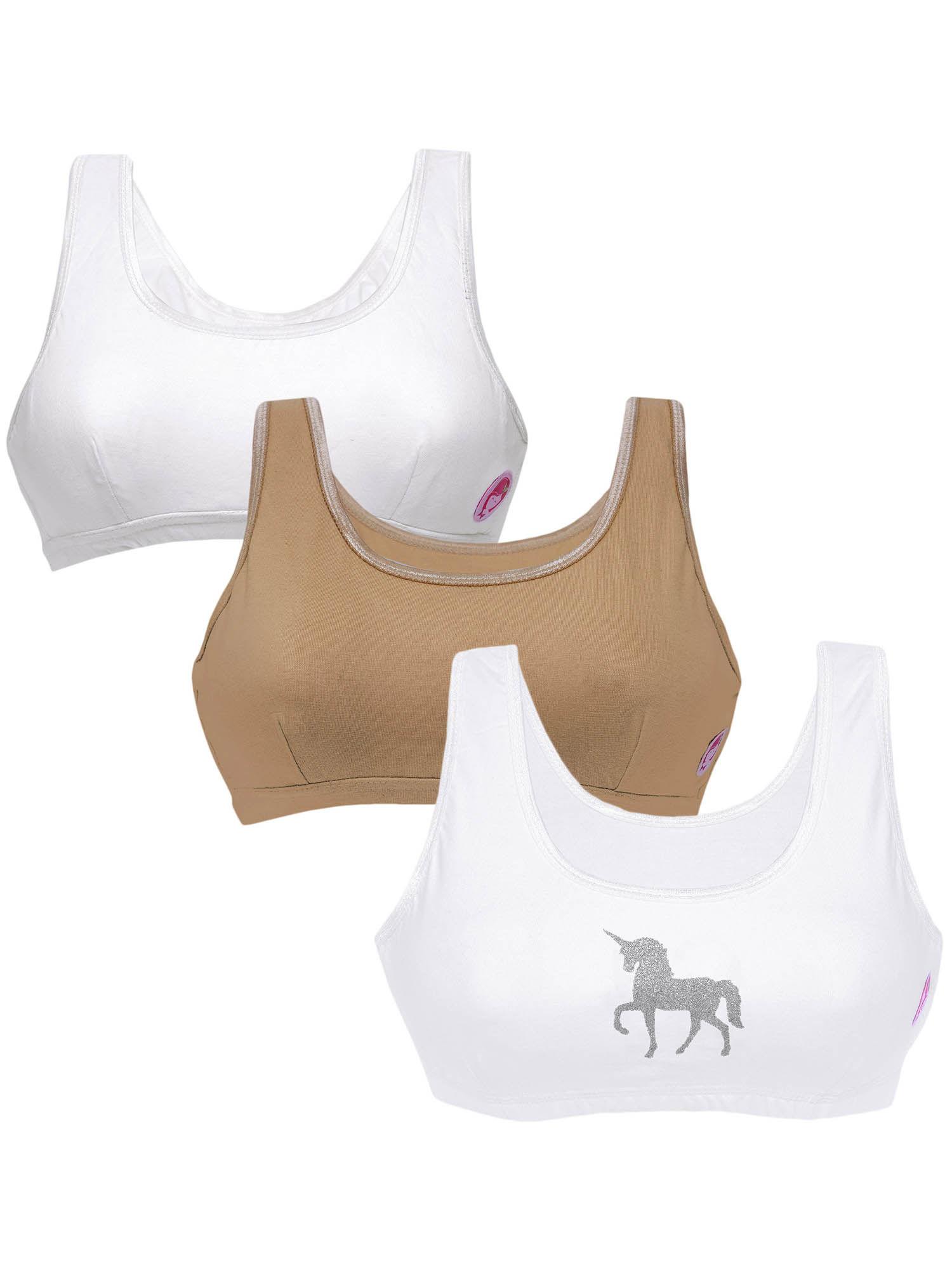 set-of-3-non-wired-beginner/sports-bras-for-girls-skin-and-white