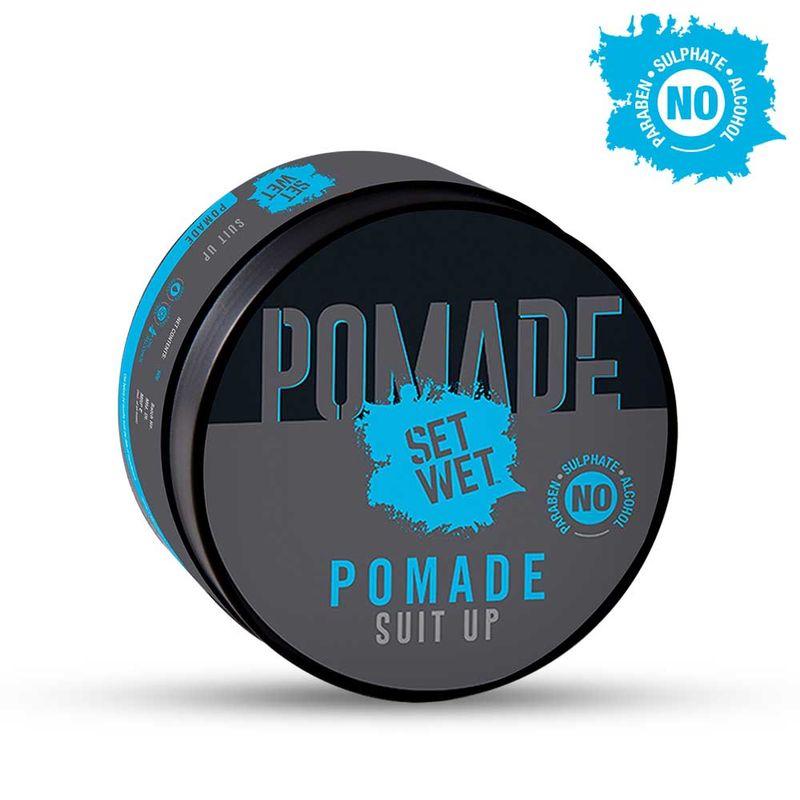 set wet pomade hair wax | perfect slick & shiny wet look strong hold water based easy wash off