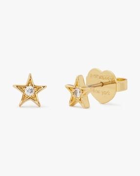 set in stone mini star stud earrings