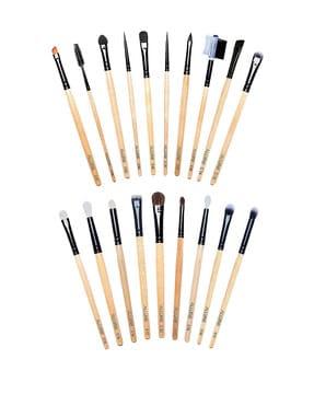 set of 19 classic eyes makeup brushes (acke-19)