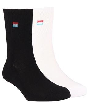 set of 2 ankle-length socks