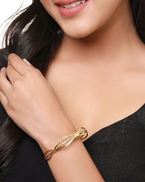 set of 2 gold plated bangles