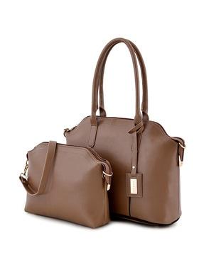 set of 2 handbags with detachable strap