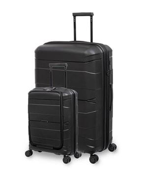 set of 2 momentous hard trolley with tsa lock (l|s)