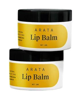 set of 2 natural lip balm