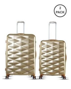 set of 2 trolley bag with tsa lock